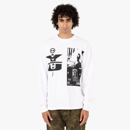 b.Eautiful Yui Long Sleeve Shirt / White