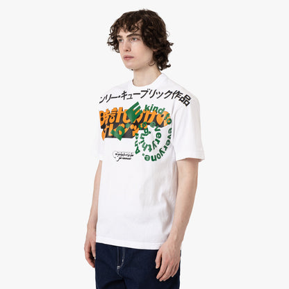 b.Eautiful Orange T-Shirt / White