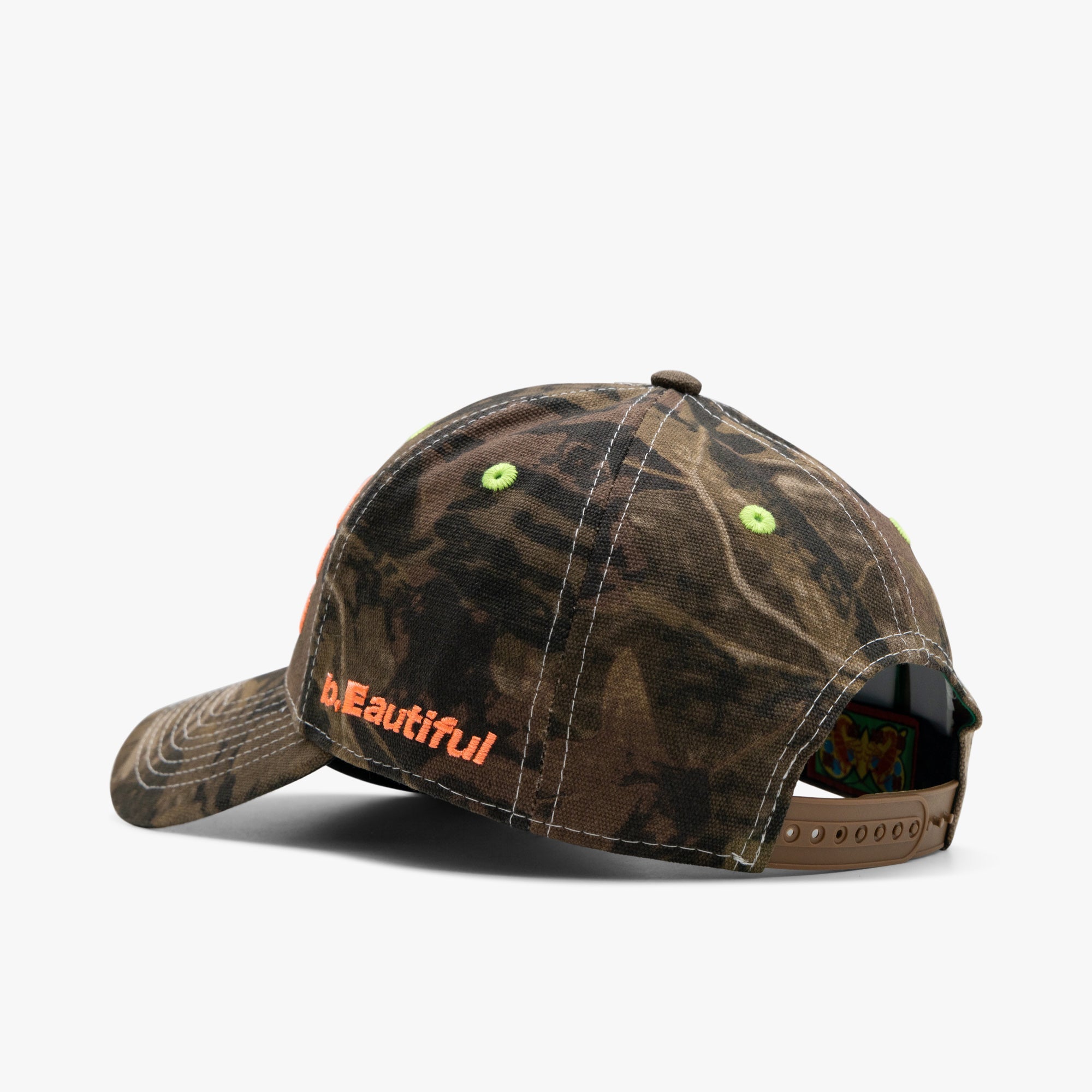 b.Eautiful b.E Hat Tree Camo / Orange