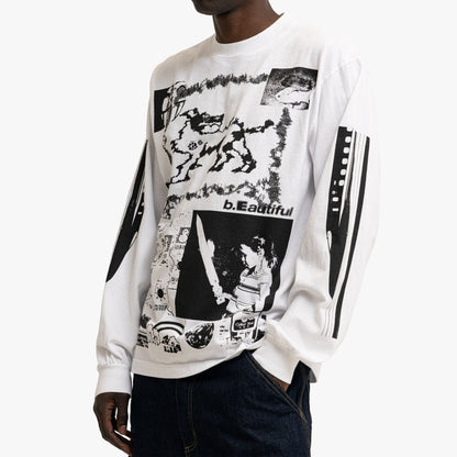b.Eautiful x kiiro Shinkansen LS Shirt White
