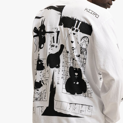 b.Eautiful x kiiro Shinkansen LS Shirt White