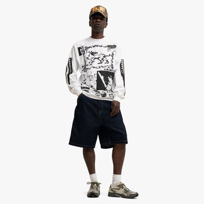 b.Eautiful x kiiro Shinkansen LS Shirt White
