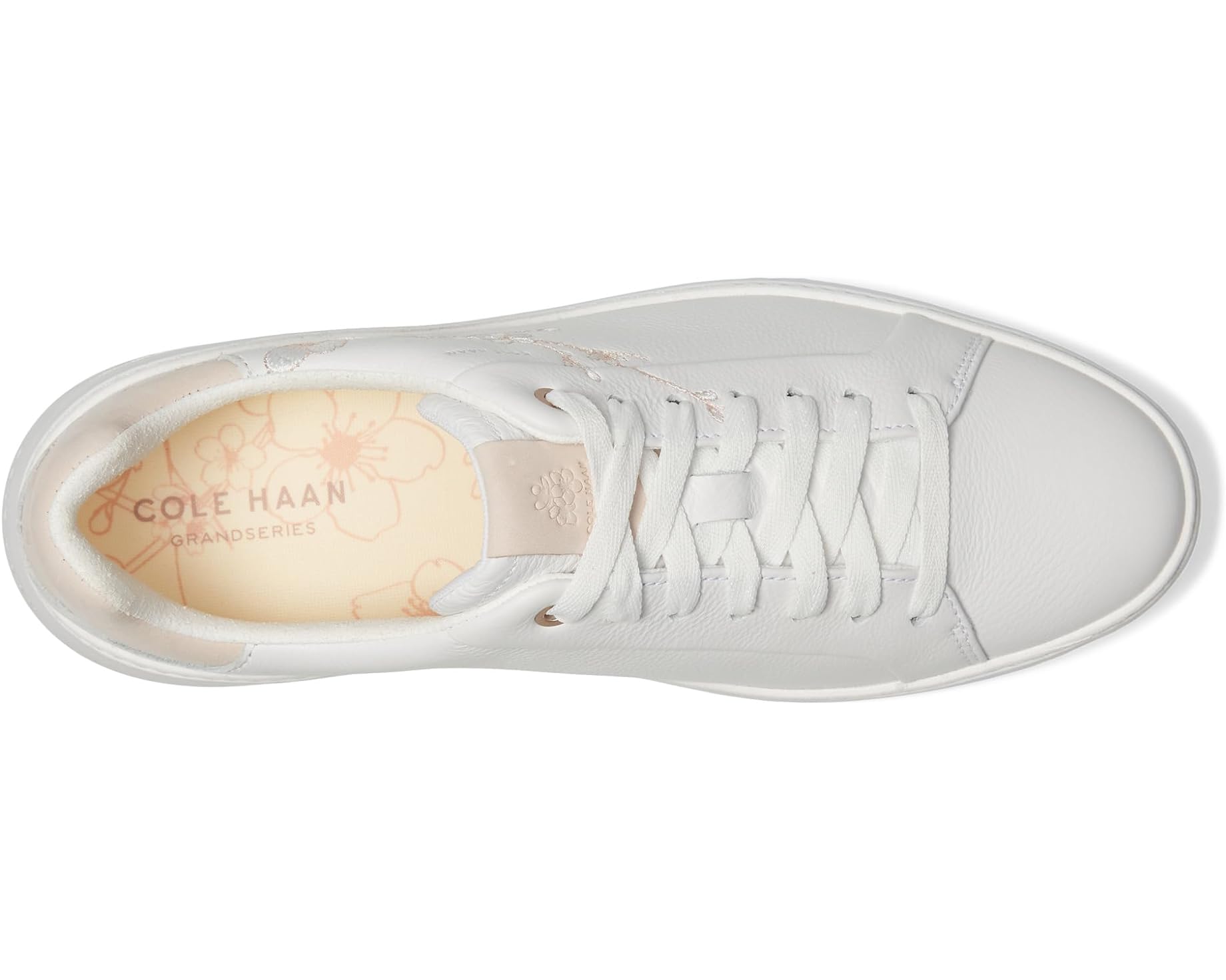 WOMEN'S COLE HAAN GRANDPRØ TOPSPIN SNEAKER | WHITE / CHERRY BLOSSOM