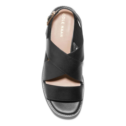 WOMEN'S COLE HAAN ØRIGINAL GRAND PLATFORM SANDALS | BLACK / BLACK