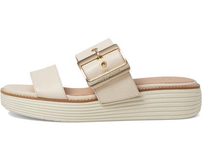 WOMEN'S COLE HAAN ØRIGINAL GRAND PLATFORM SLIDE | SANDOLLAR / IVORY