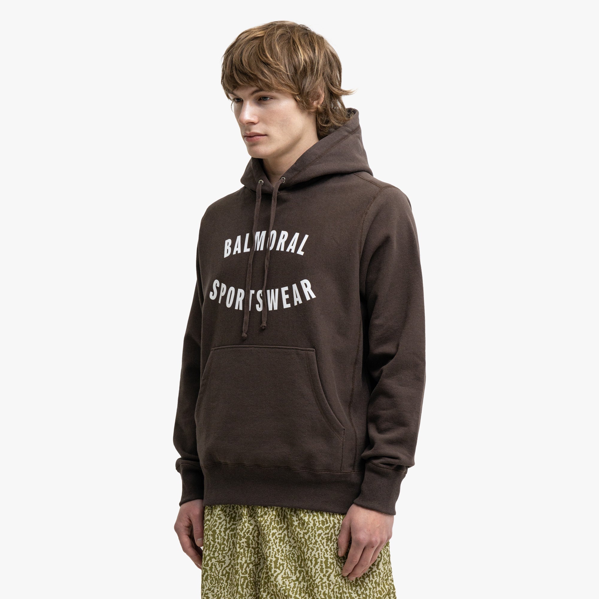 Balmoral Parkhaven Hoodie Chocolate / White