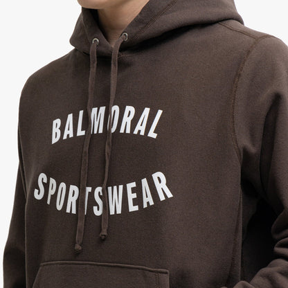 Balmoral Parkhaven Hoodie Chocolate / White