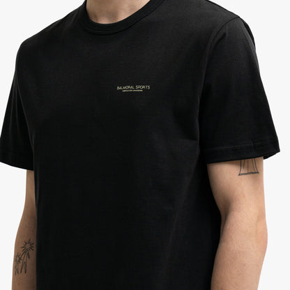 Balmoral Études T-Shirt Washed Black / Cream