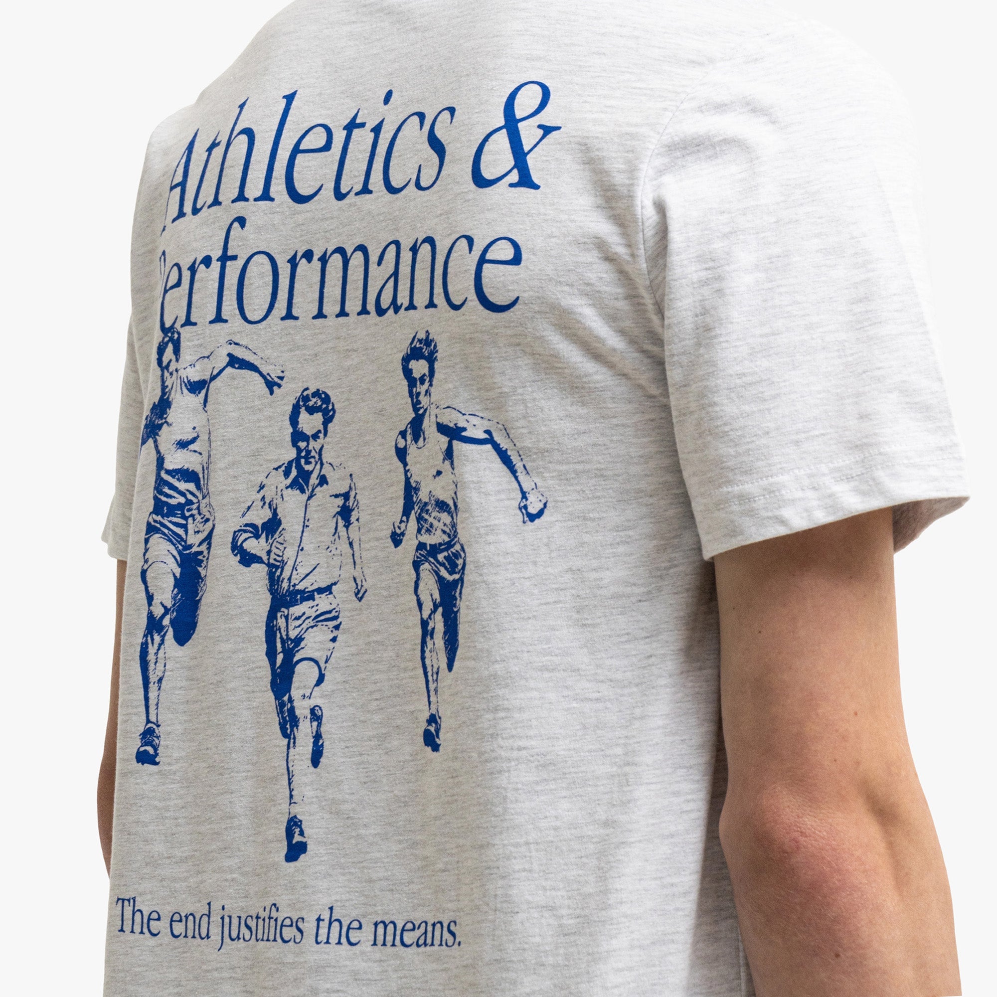 Balmoral Means T-shirt Ash Grey / Blue