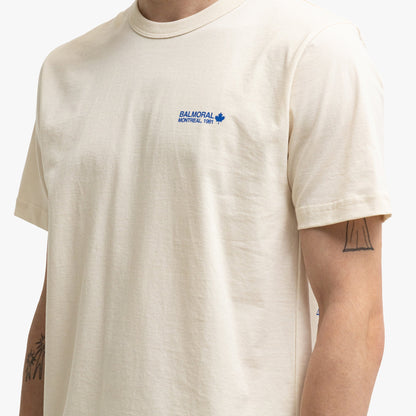 Balmoral Radius T-Shirt Natural / Light Blue