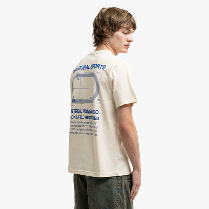 Balmoral Radius T-Shirt Natural / Light Blue