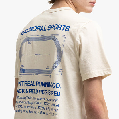 Balmoral Radius T-Shirt Natural / Light Blue