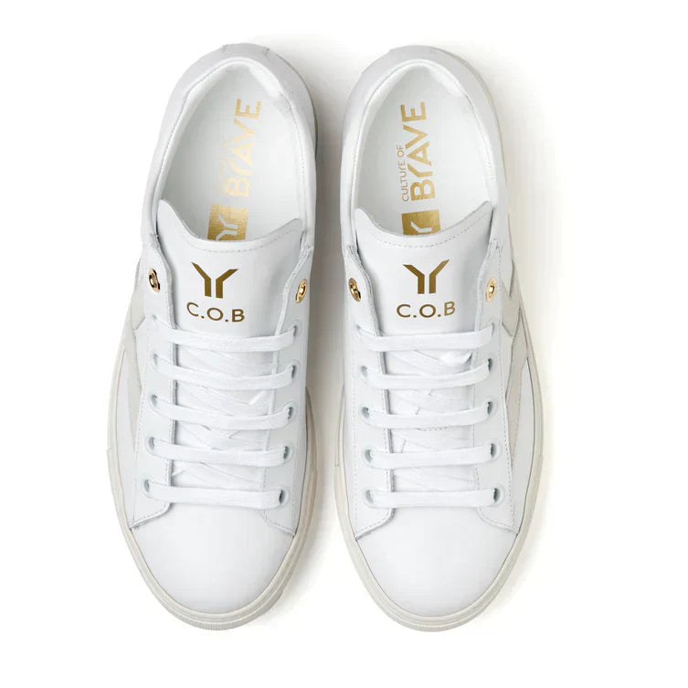 WOMEN'S C.O.B by CULTURE OF BRAVE COURAGE S1 | WHITE / WHITE WING