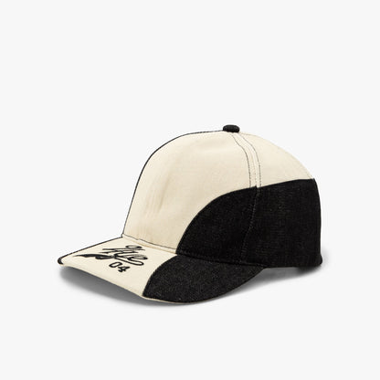 4YE Denim Curve Cap / Black / White