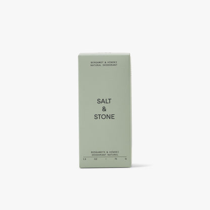 SALT & STONE Natural Deodorant / Bergamot & Hinoki