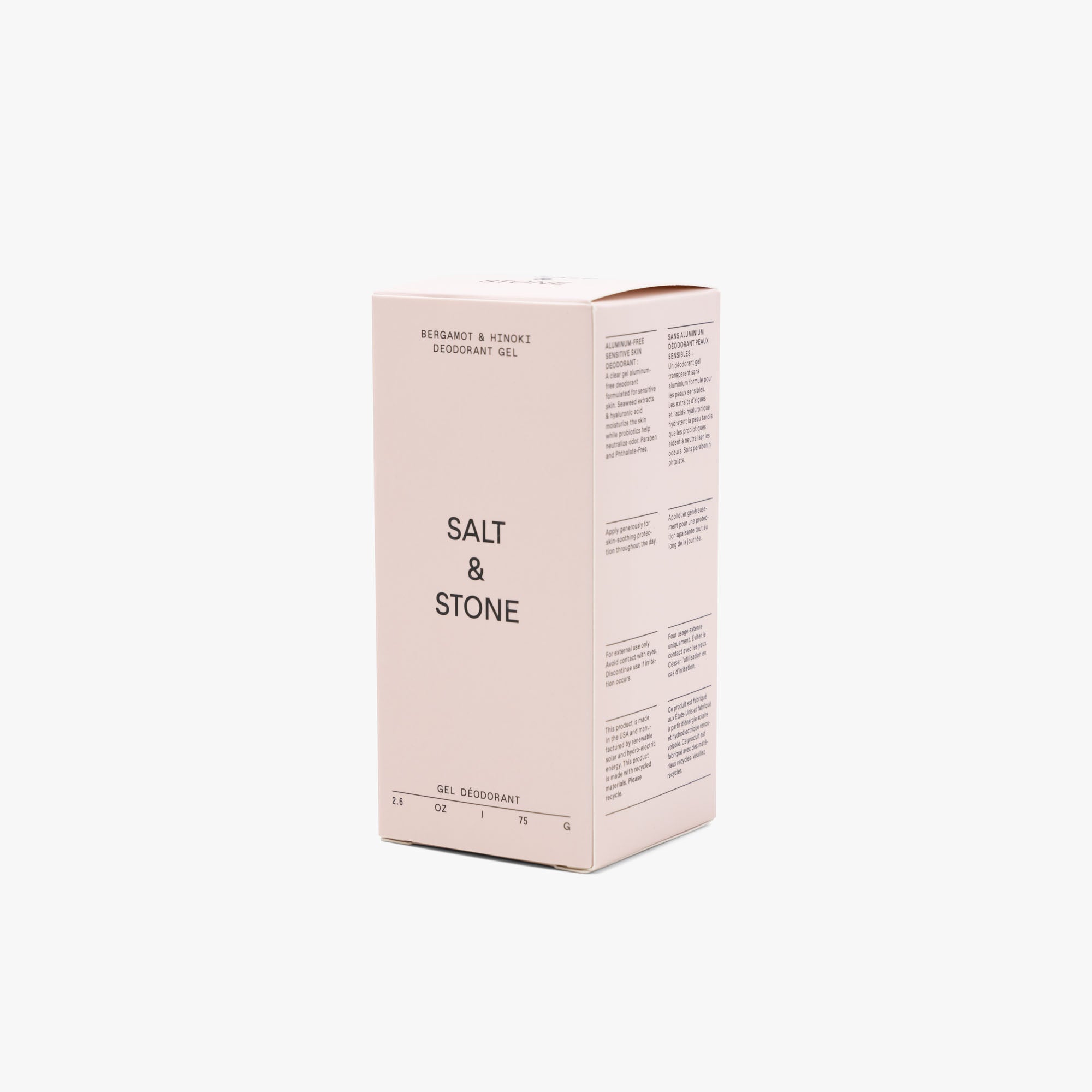 SALT & STONE Natural Gel Deodorant Bergamot & Hinoki