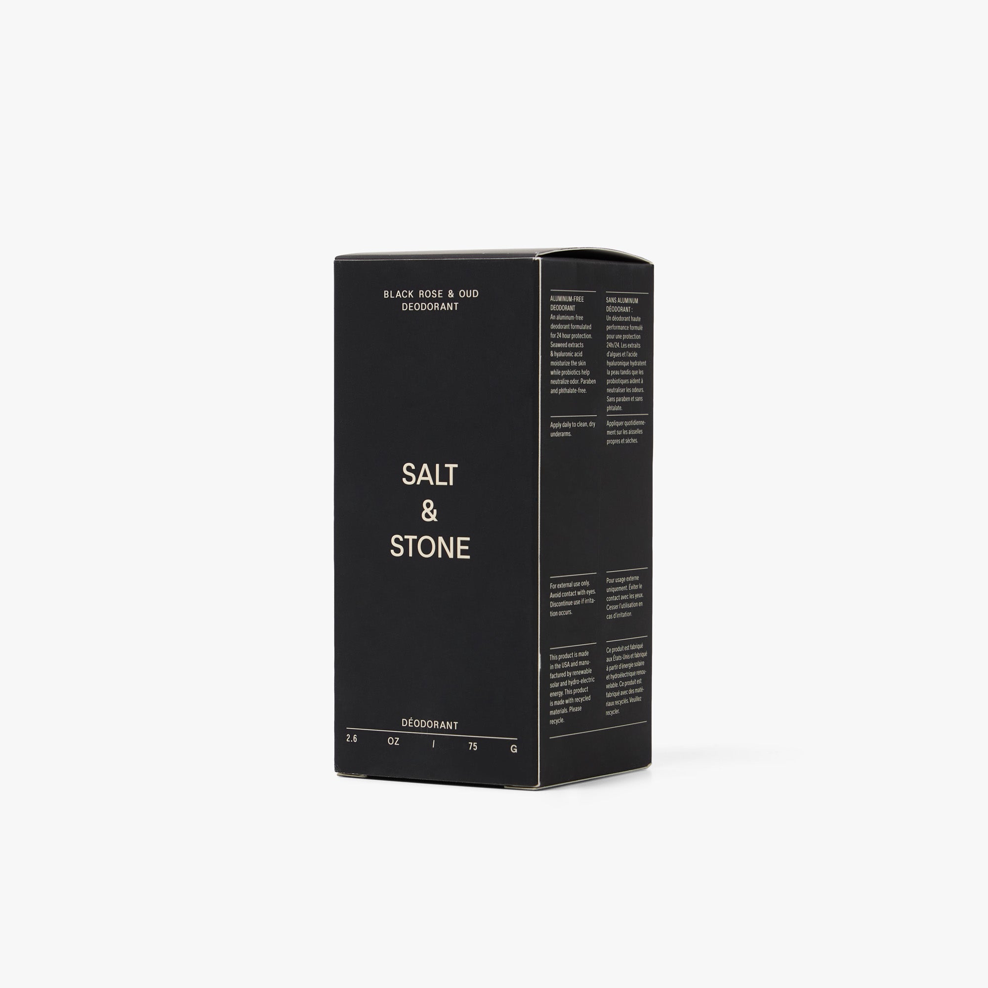 SALT & STONE Natural Deodorant / Black Rose & Oud