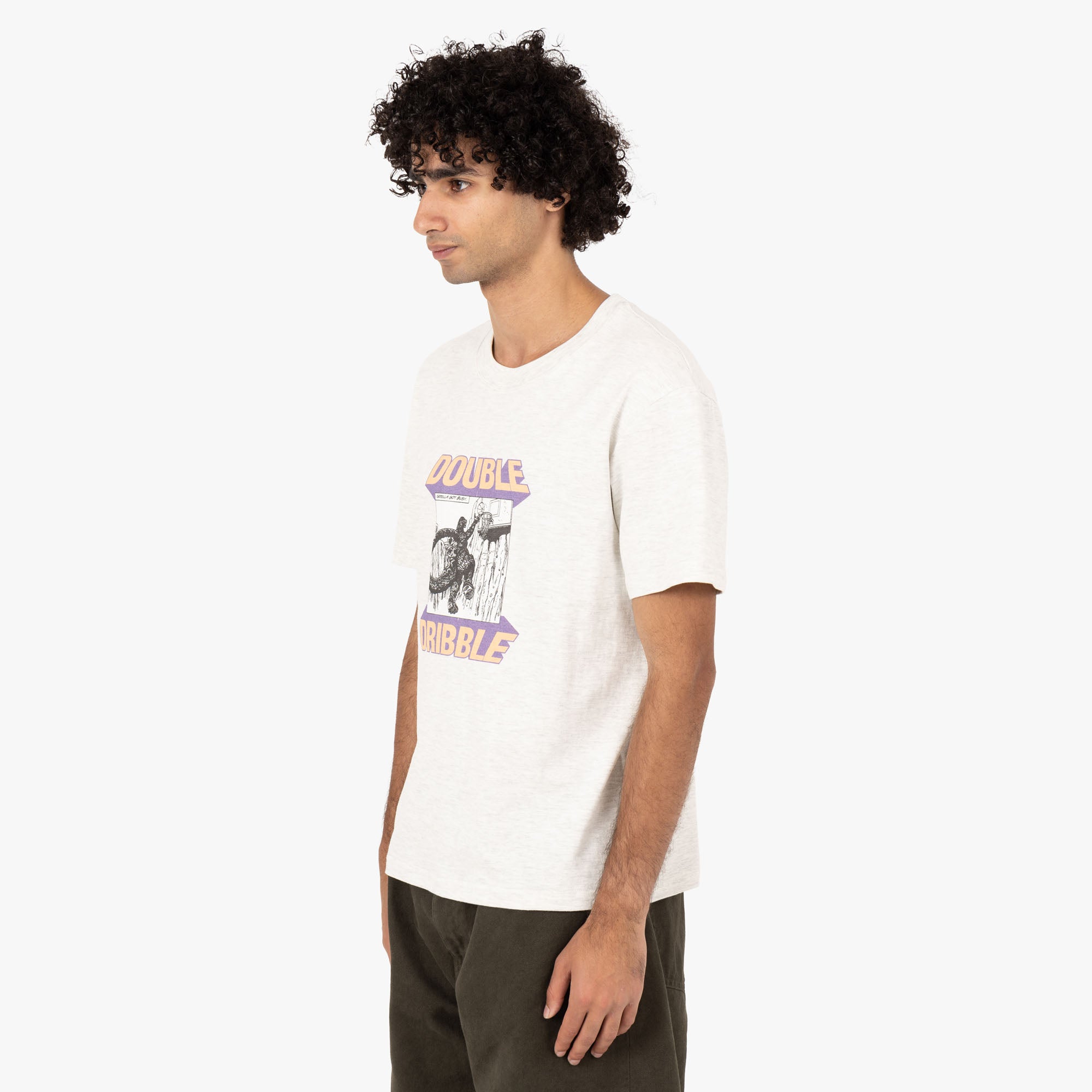 Double Dribble DD Godzilla T-shirt / Heather