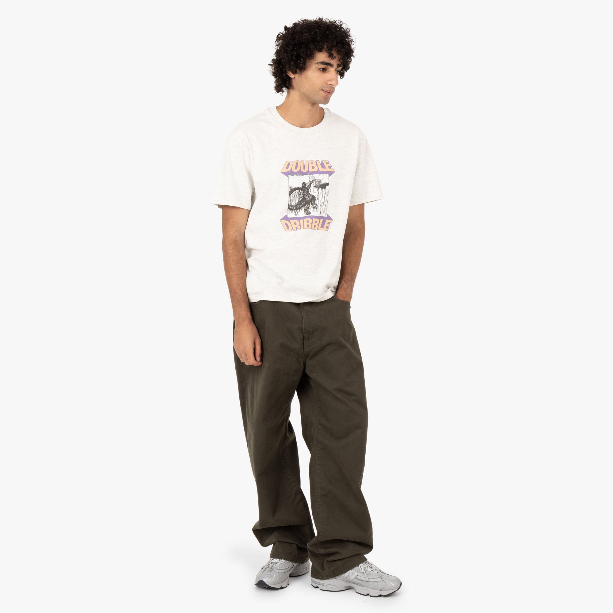 Double Dribble DD Godzilla T-shirt / Heather
