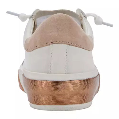 WOMEN'S DOLCE VITA ZINA SNEAKER | WHITE / TAN
