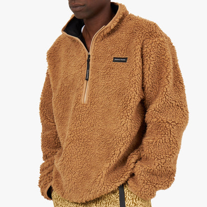 District Vision Half-Zip High-Pile Merino Fleece / Sand