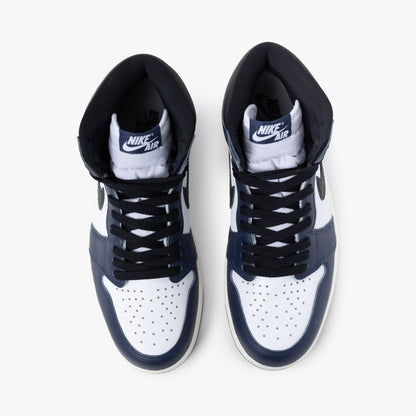 Jordan 1 Retro High OG Midnight Navy / Black - White