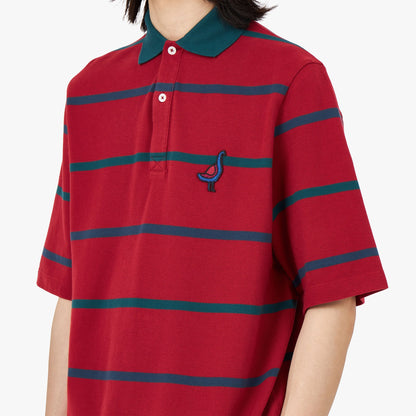 by Parra Fancy Goose Polo Shirt / Red