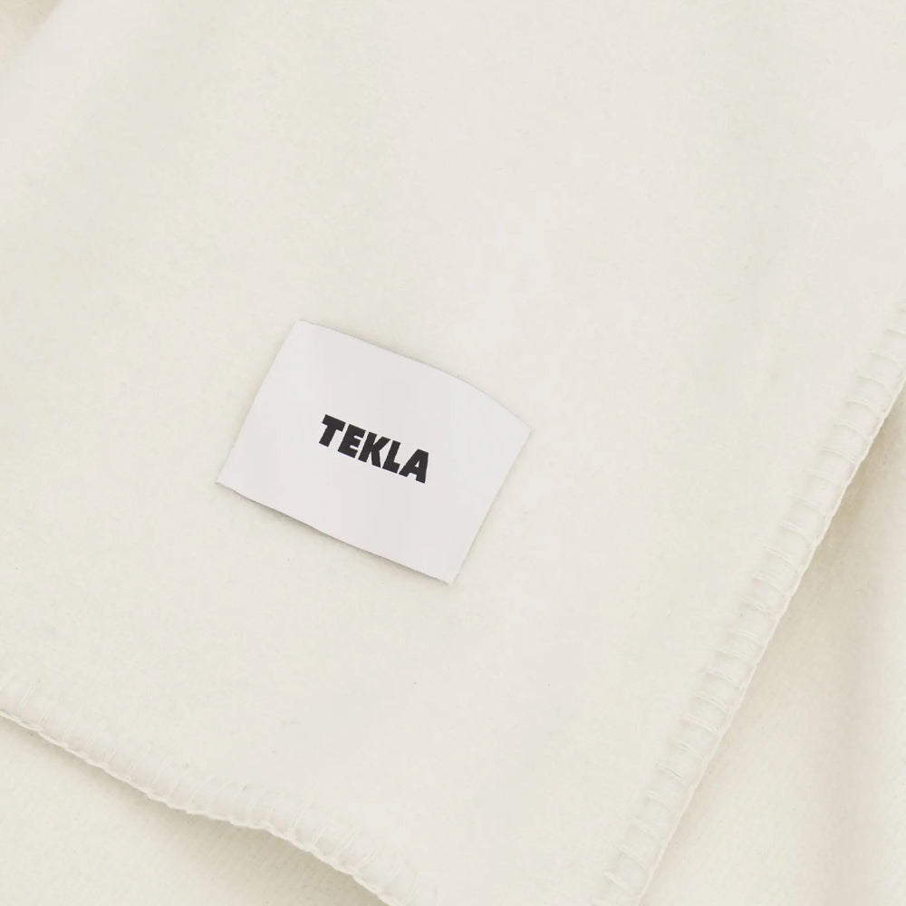 Tekla Merino Wool Blanket / Soft White