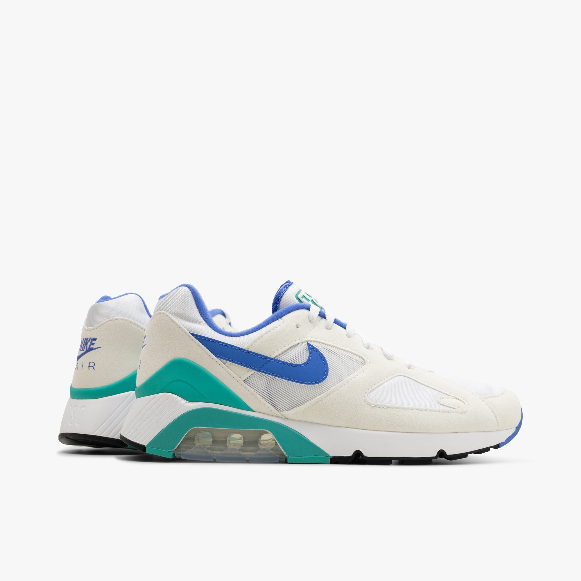Nike Air 180 White / Medium Blue - Clear Jade II