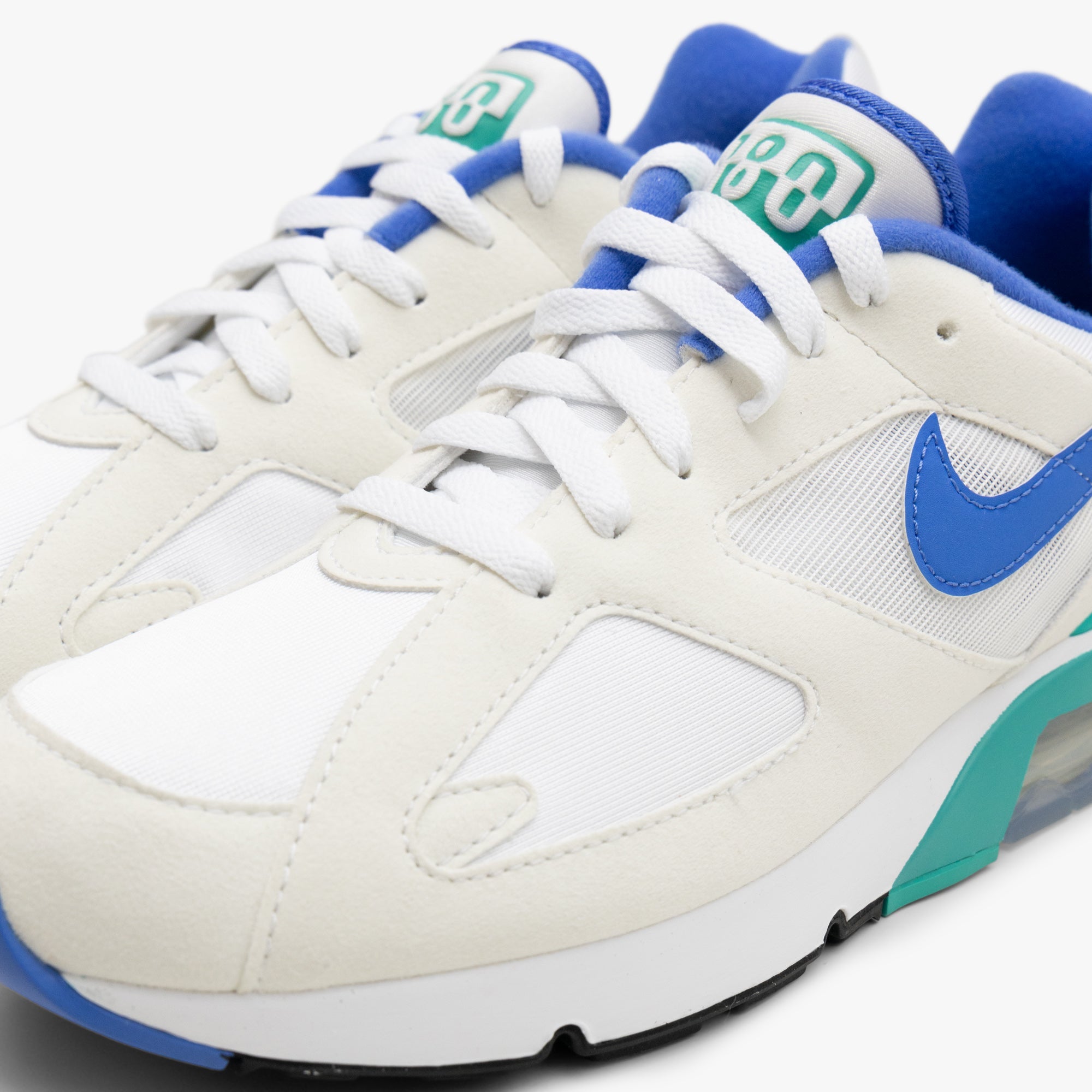 Nike Air 180 White / Medium Blue - Clear Jade II