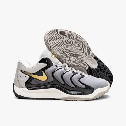 Nike KD17 Light Iron / Metallic Gold - Black - Sail
