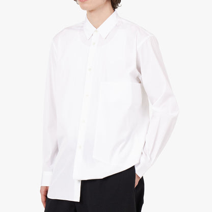 COMME des GARÇONS SHIRT Oversized Pocket Shirt / White