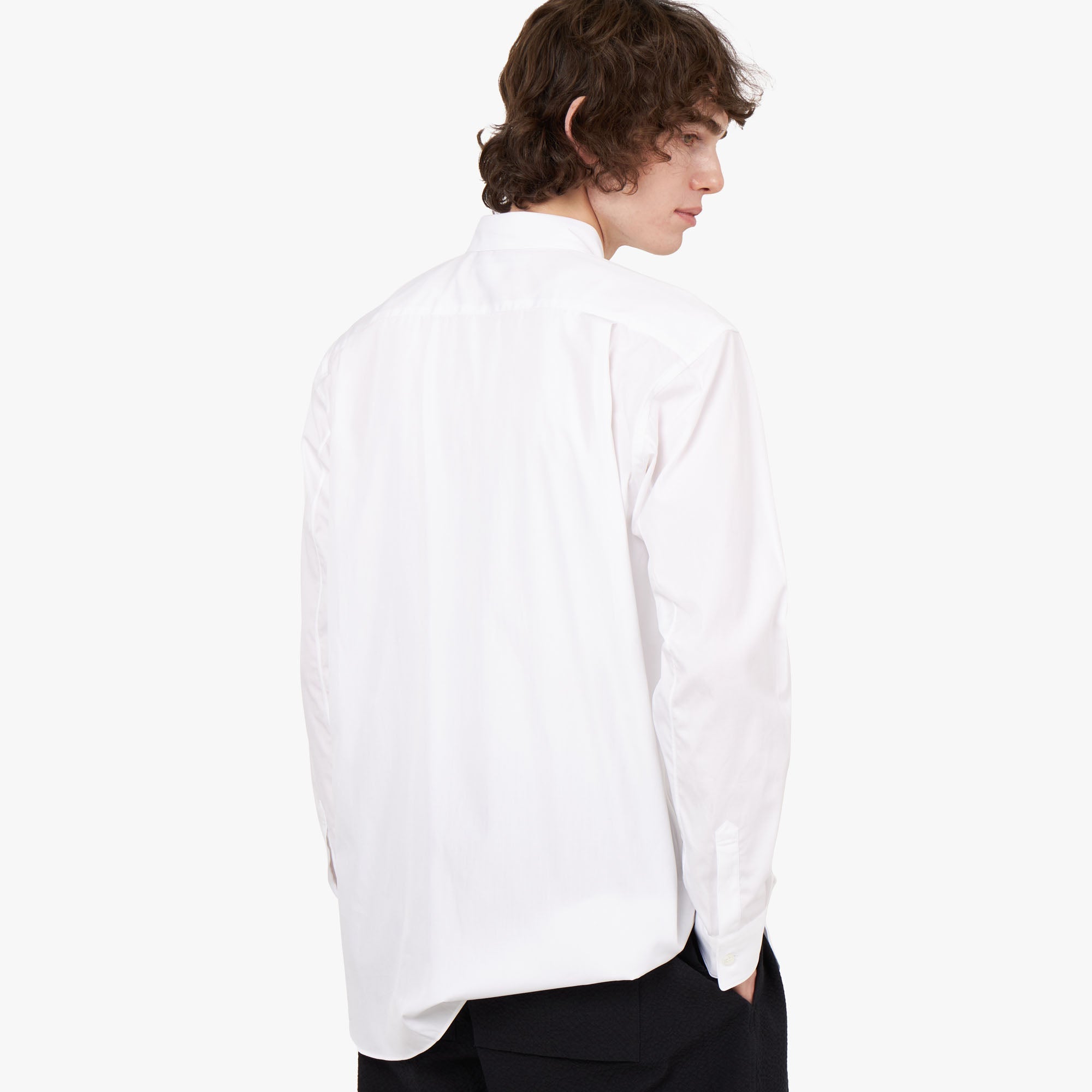 COMME des GARÇONS SHIRT Oversized Pocket Shirt / White
