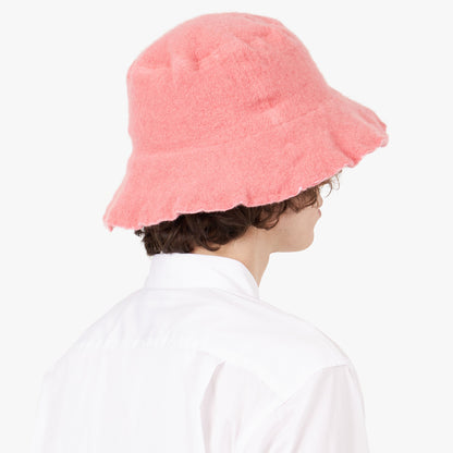 COMME des GARÇONS SHIRT Wool Nylon Bucket Hat / Pink