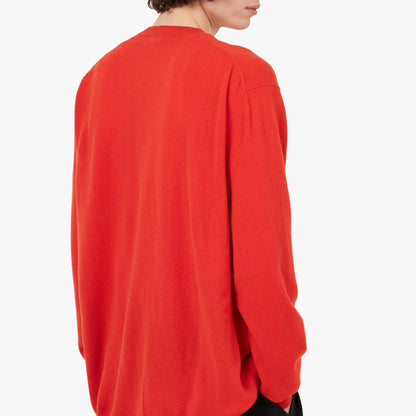 COMME des GARÇONS SHIRT Oversized Crewneck / Orange