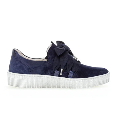 WOMEN'S GABOR 33.333.16 BOW TIE SNEAKER | MARINE