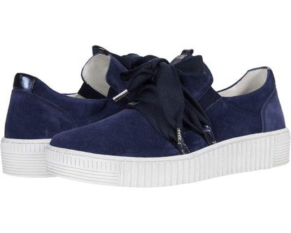 WOMEN'S GABOR 33.333.16 BOW TIE SNEAKER | MARINE