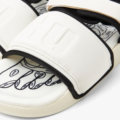 adidas Originals x Pharrell Williams Basics Adilette 2.0 Off White / Core Black - Off White