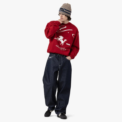 4YE Old Harbour Crewneck / Red
