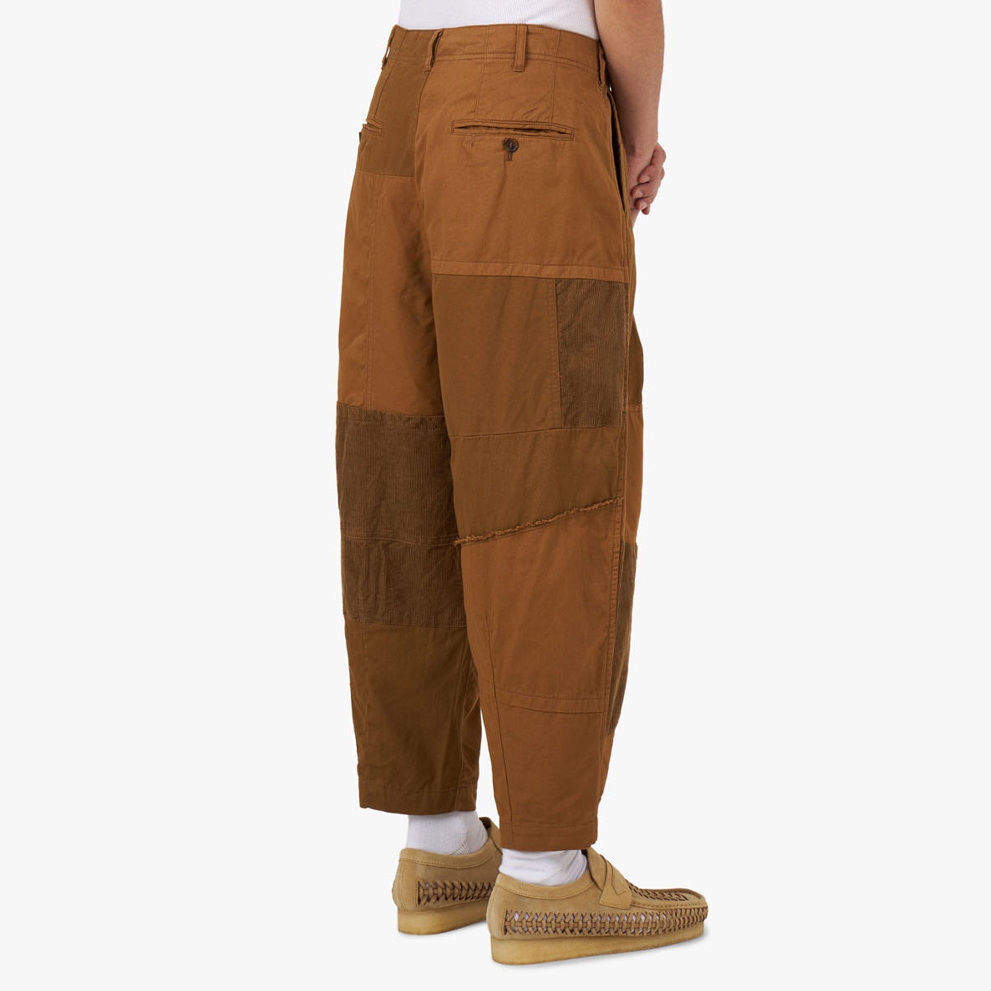 COMME des GARÇONS HOMME Multi Fabric Pants / Beige