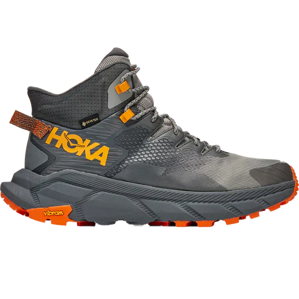 MEN'S HOKA TRAIL CODE GTX | CASTLEROCK / PERMISSION ORANGE