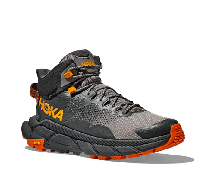 MEN'S HOKA TRAIL CODE GTX | CASTLEROCK / PERMISSION ORANGE