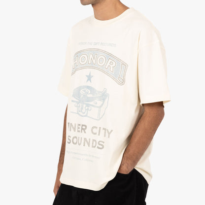 Honor The Gift Honor Records T-shirt / Cream