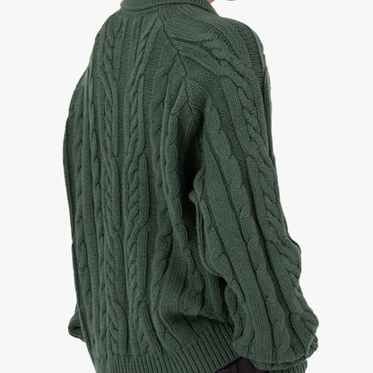 Honor The Gift Cable Zip Leisure Henley / Green