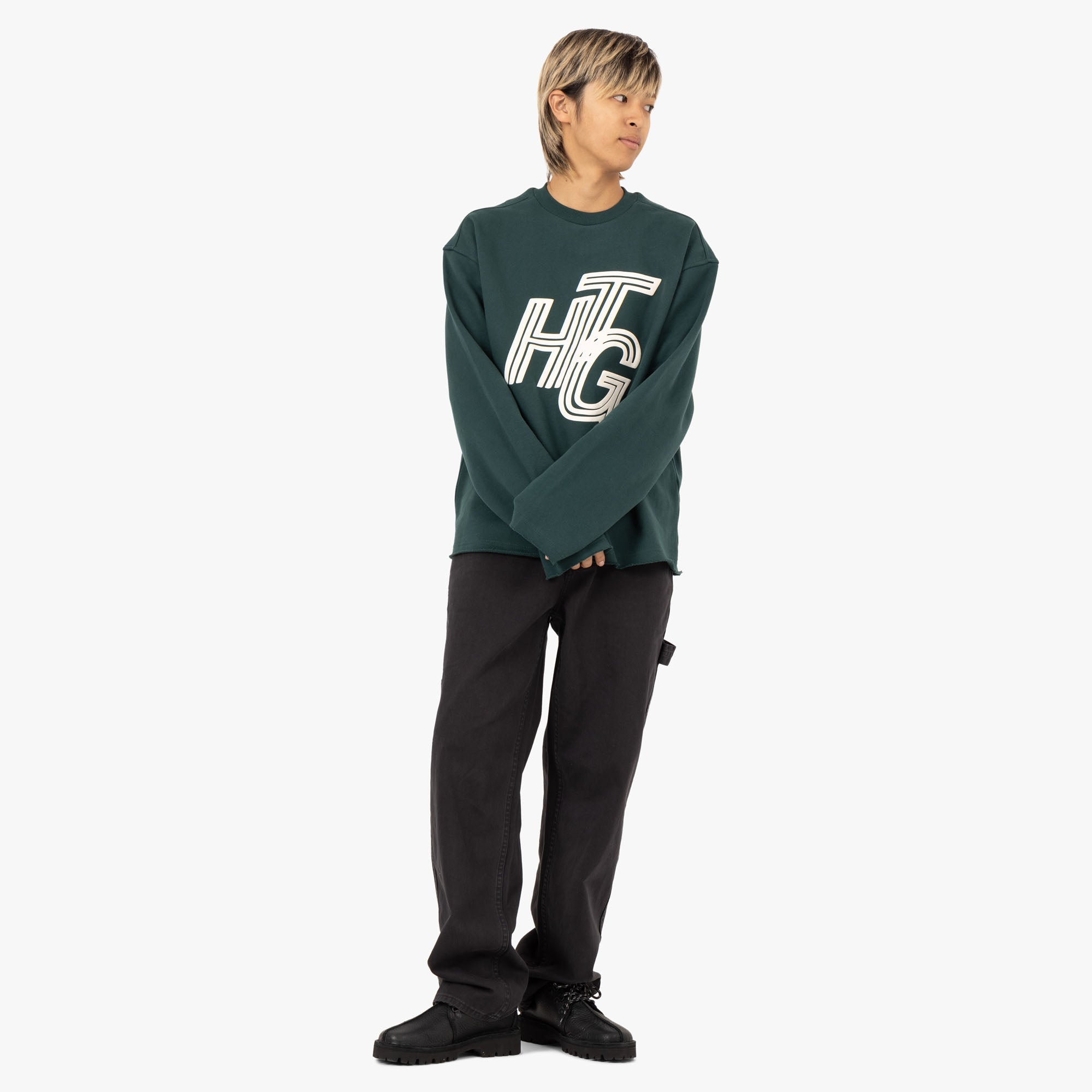 Honor The Gift Terry HTG Crewneck / Green