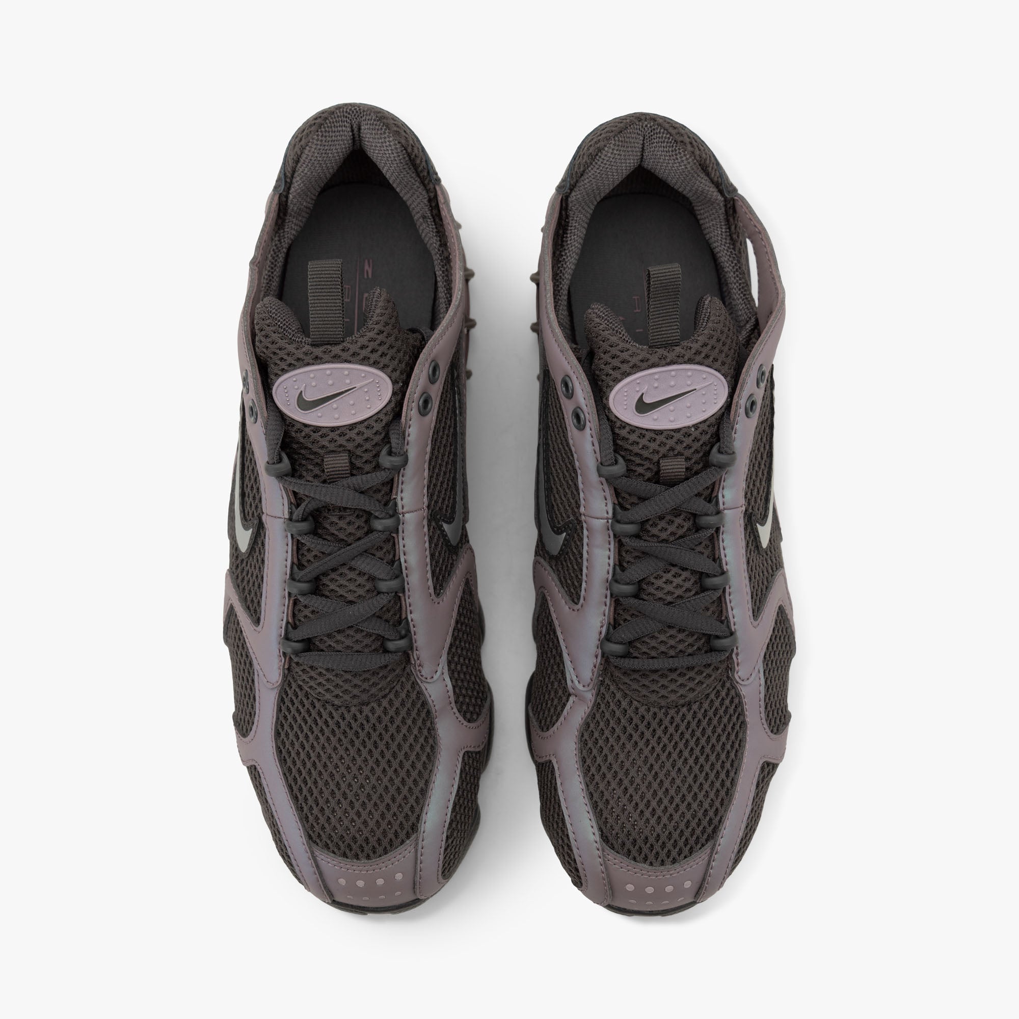 Nike Air Zoom Spiridon Cage 2 / Medium Ash / Metallic Silver - Taupe Grey