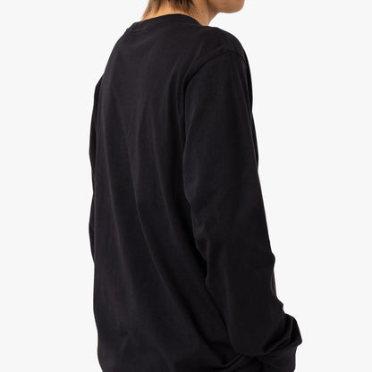 Carhartt WIP L/S Pocket T-Shirt Cotton Single Jersey / Black