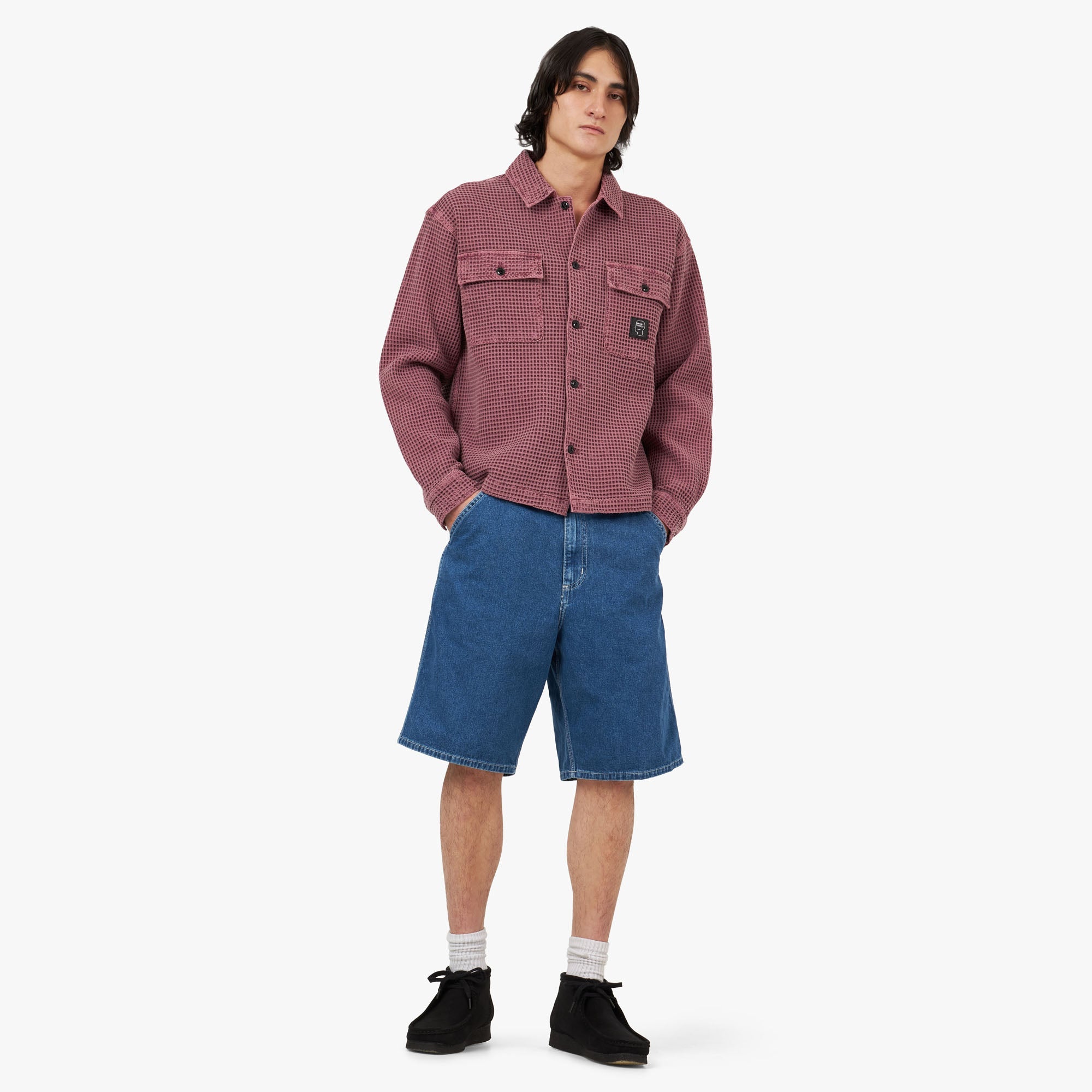 Carhartt WIP Simple Shorts / Blue Stone Washed