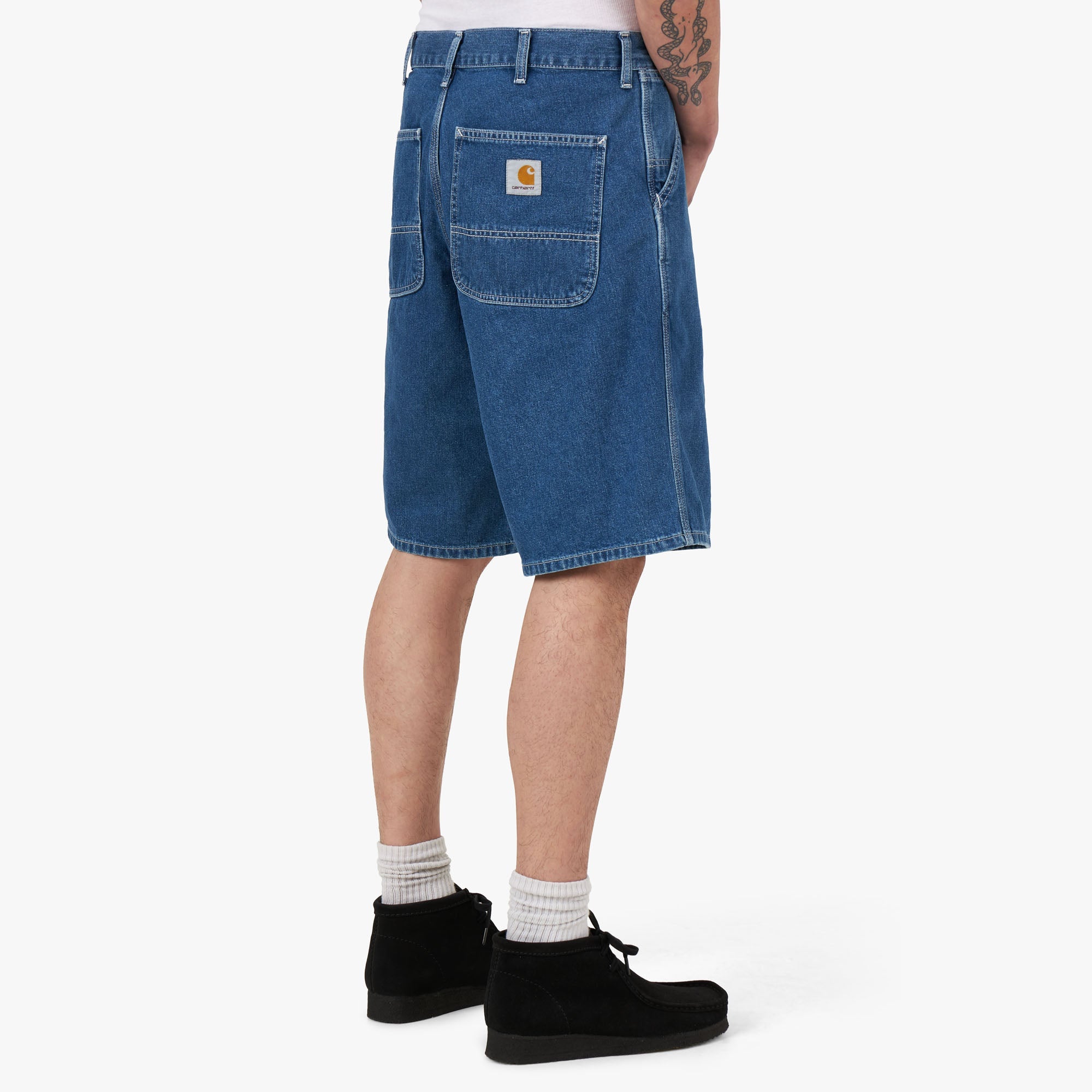 Carhartt WIP Simple Shorts / Blue Stone Washed