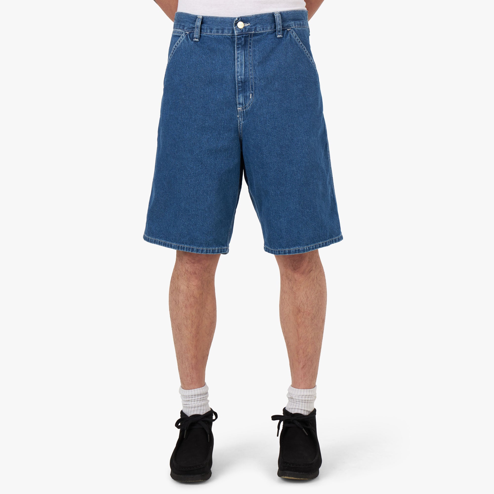 Carhartt WIP Simple Shorts / Blue Stone Washed